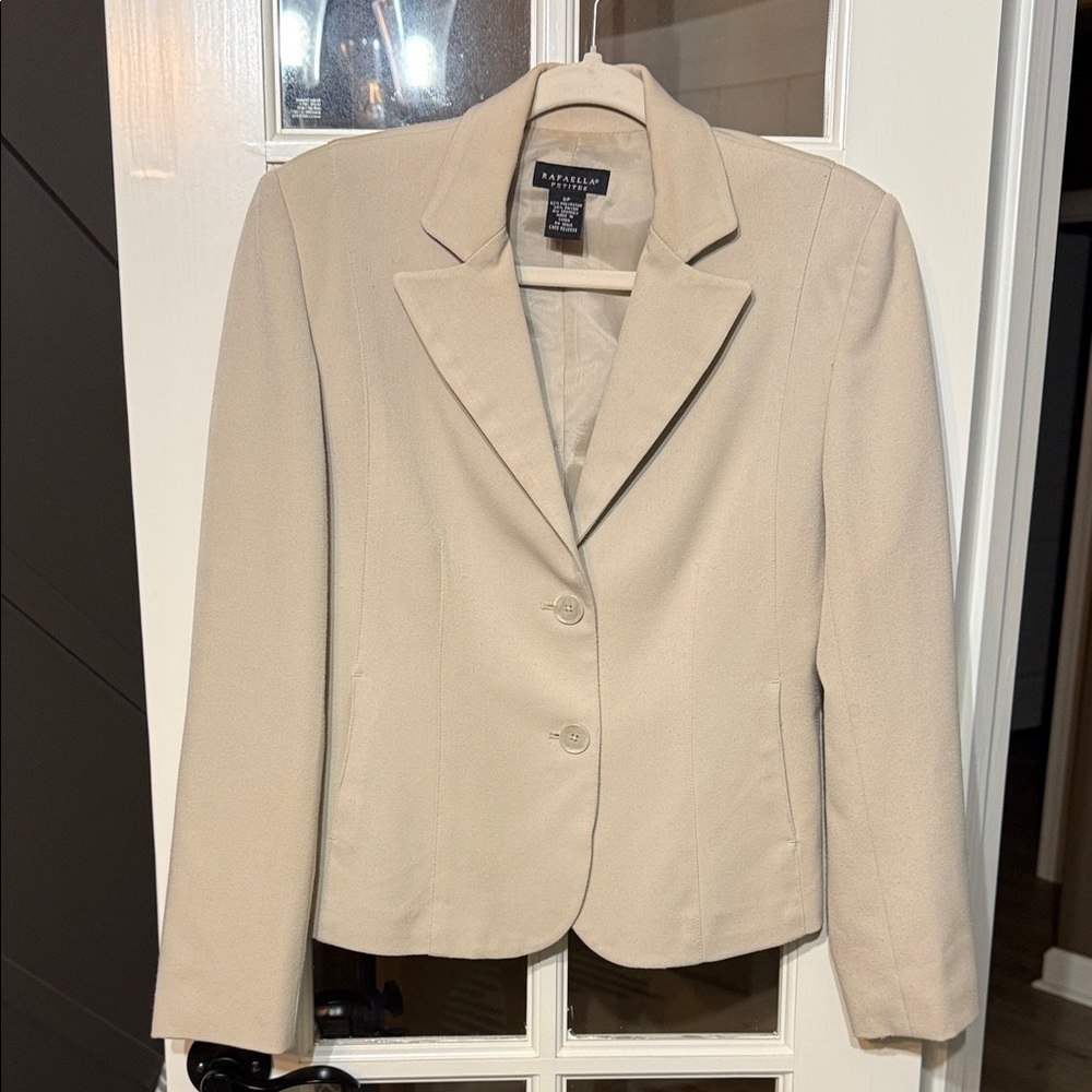 RAFAELLA Tan Blazer Jacket Size 6P